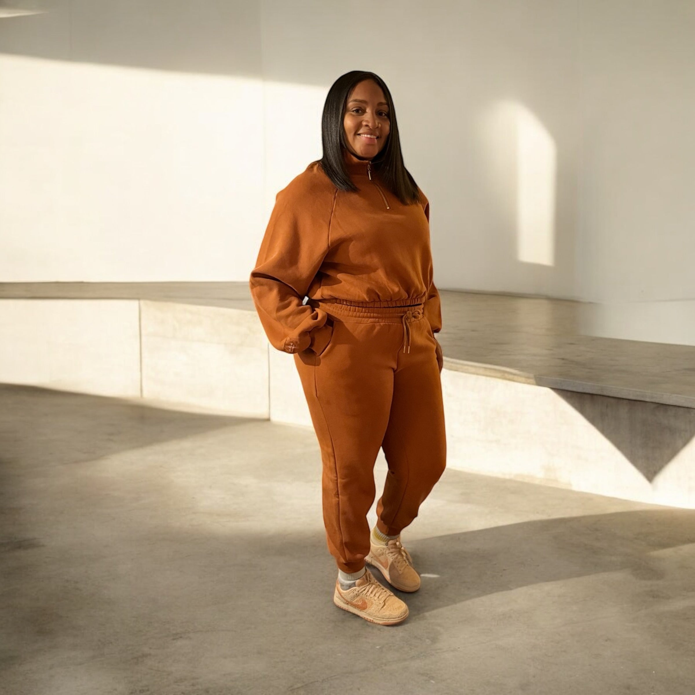 Half Zip Sweatsuit – Waynette's Jem